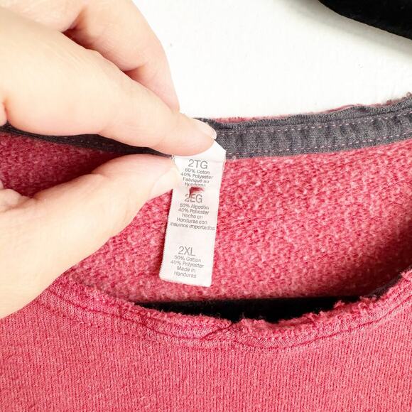 Kings Island KI Cincinnati Ohio FEARLESS Spellout Rollercoaster Sweatshirt 2XL - Picture 4 of 11